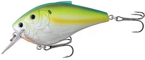 Click to see larger image. LIVETARGET Lures / Koppers Fishing and Tackle Corp Threadfin Shad Squarebill 3" Number 1 Hook Size 4-5 Depth Chartreuse/Pearl/Blue