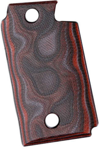 Hogue Sig P938 Ambidextrous Extreme Series Grip Smooth G-Mascus G10, Red Lava Md: 98649