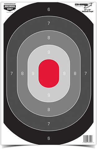 Birchwood Casey Eze-Scorer Oval Silhoutte Target 23" x 35", Pack Of 100 Md: 37054