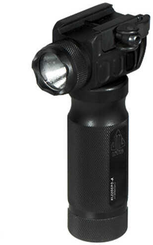 Leapers Inc. - UTG Flashlight New Gen 400 Lumen Fits Picatinny w/ Quick Detach Mount Base Black Finish MNT-EL228GPQ-A