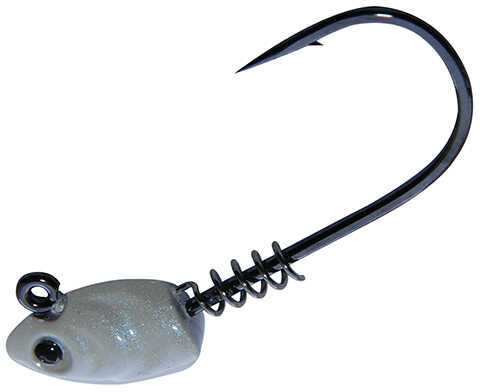 Gamakatsu Superline Swim Bait Head Hook Size 5, 1/2 oz, Pearl White, 3 Pack Md: 353415-PW-1/2