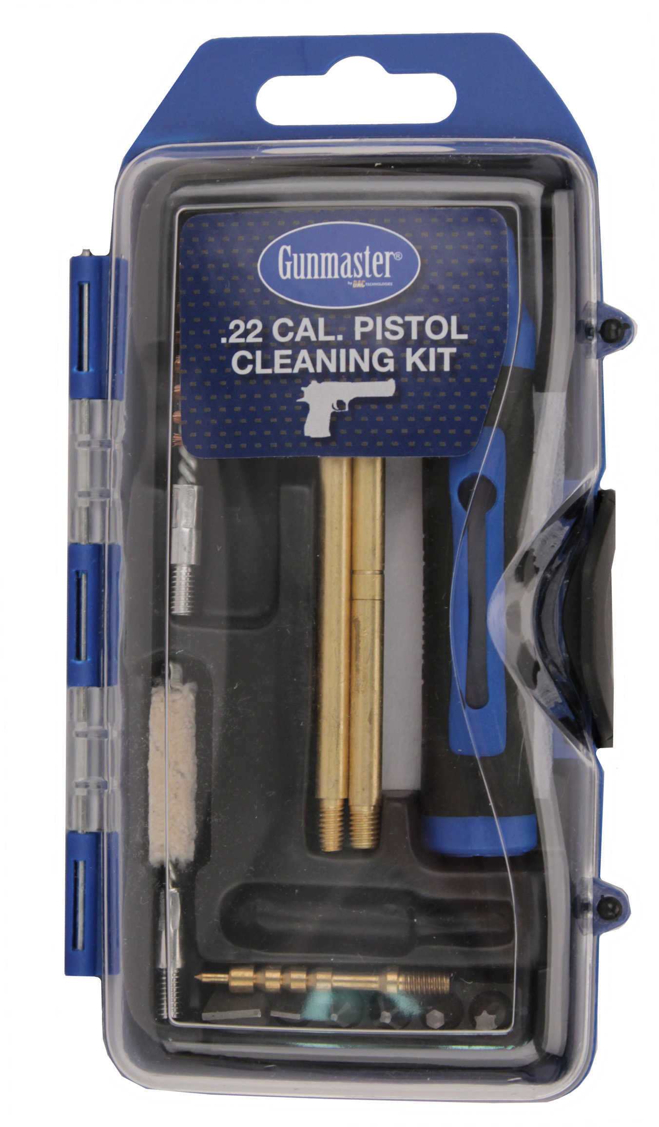 Gunmaster by DAC 14 Piece Pistol Cleaning Kit w/6 Driver Set 22 Caliber GM22P
