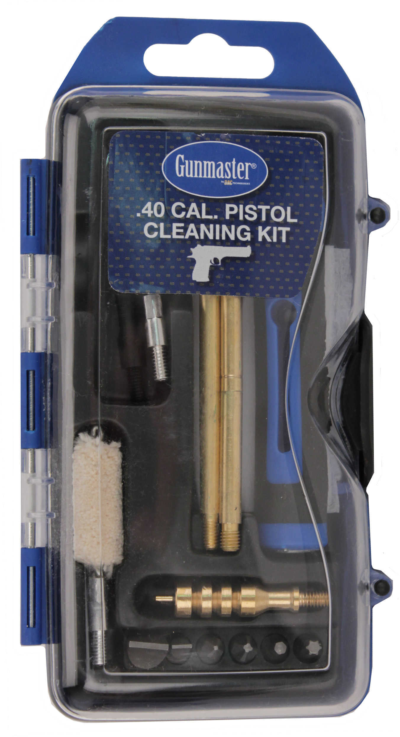 Gunmaster DAC 14 Piece Pistol Cleaning Kit w/6 Driver Set 40/10mm GM40P