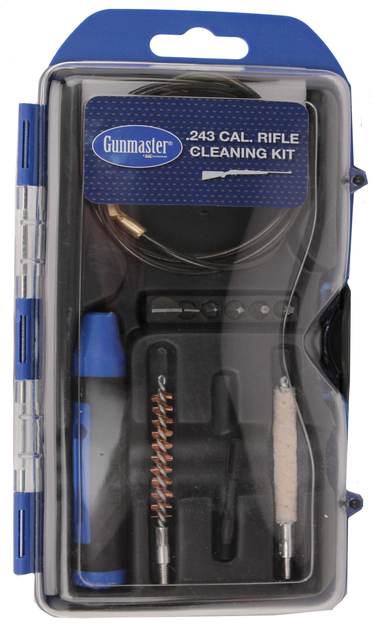 Gunmaster by DAC 12 Piece Rifle Cleaning Kit 243 Caliber GM243LR