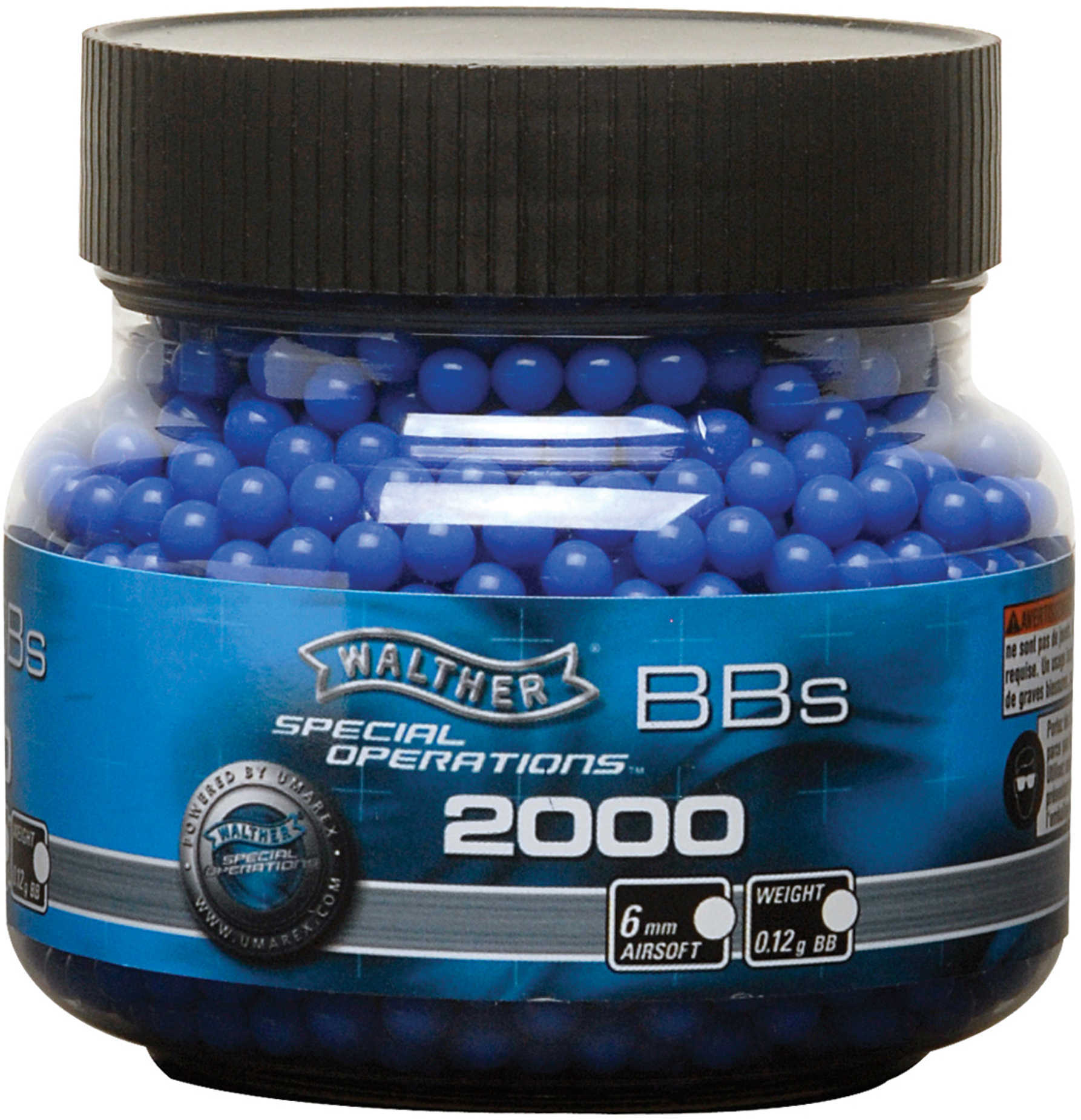 Umarex USA Soft Air BBs Walther Special Op BB .12g 6mm Blue /2000 2130508