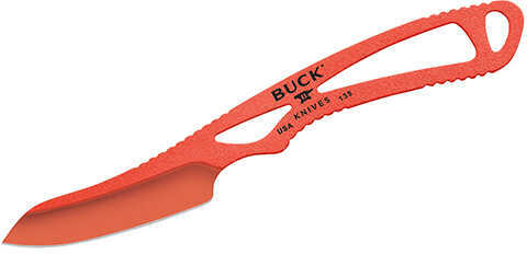 Buck Knives PakLite Caper with Orange Traction Coat, Clam Package Md: 0135ORSC