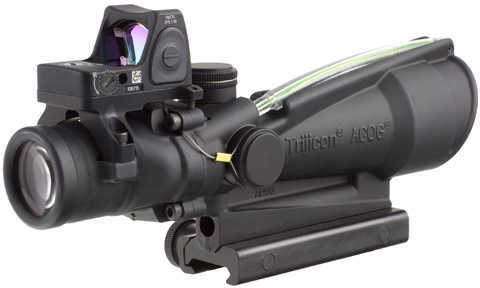 Trijicon ACOG 3.5x35 Nickel Boron Dual Illuminated Green Chevron .223 Ballistic Md: TA11-C-100238