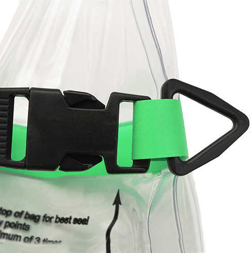 Seattle Sports Glacier Clear Dry Bag, Clear/Lime X-Small Md: 016048