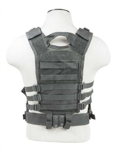 NcStar Tactical Vest Childrens, Urban Gray Md: CTVC2916U