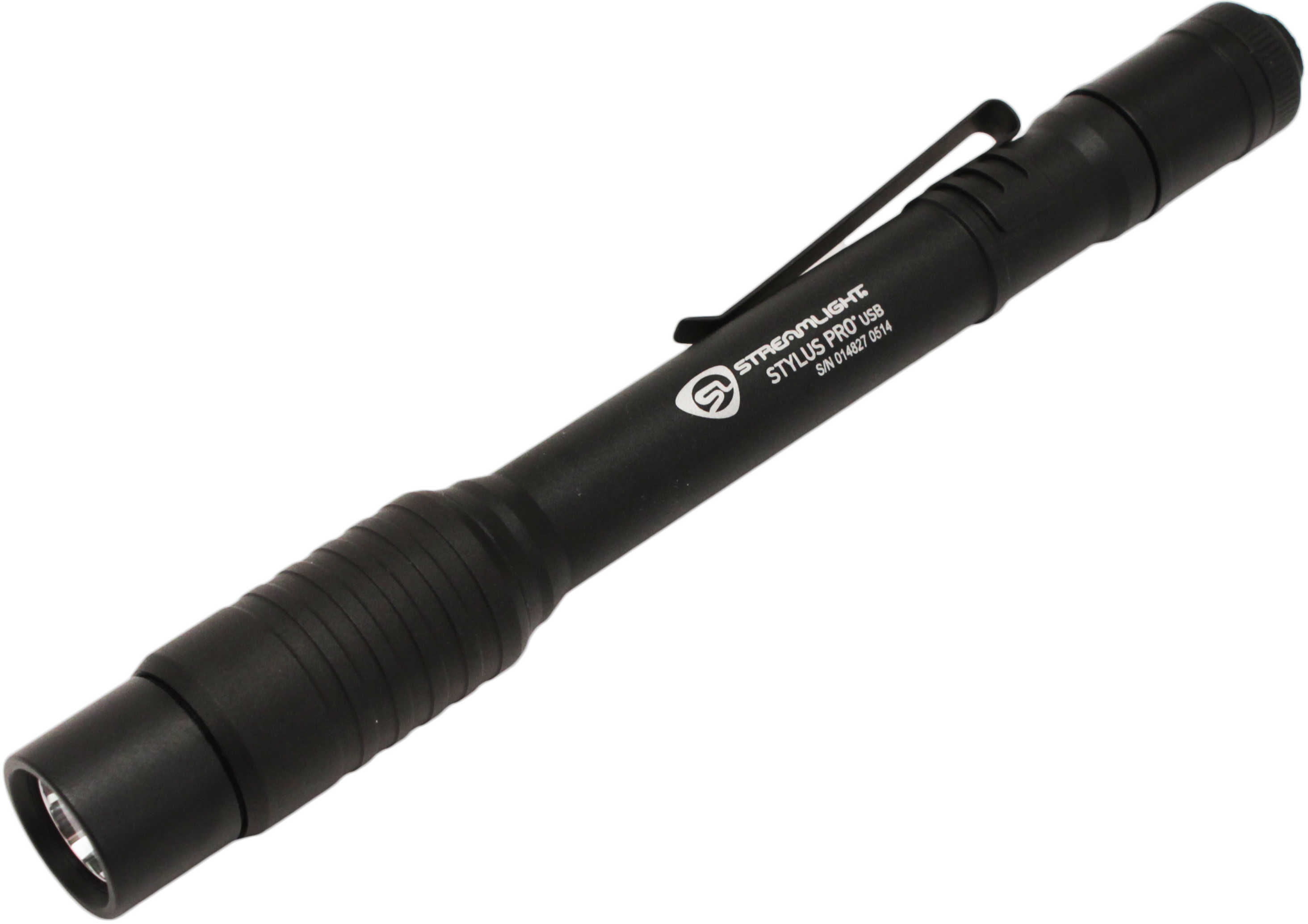 Streamlight Stylus Pro Flashlight USB w/120V AC Adapter, Holster Md: 66133