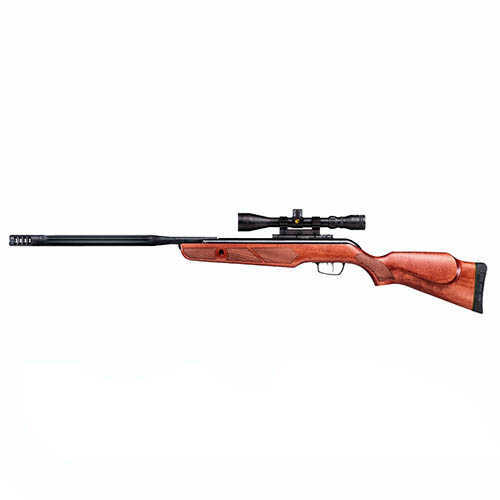 Gamo Bone Collector Hunter .22 Pellet Black Finish Synthetic Wood Stock Dual Noise Dampening Technology Fluted Polymer J