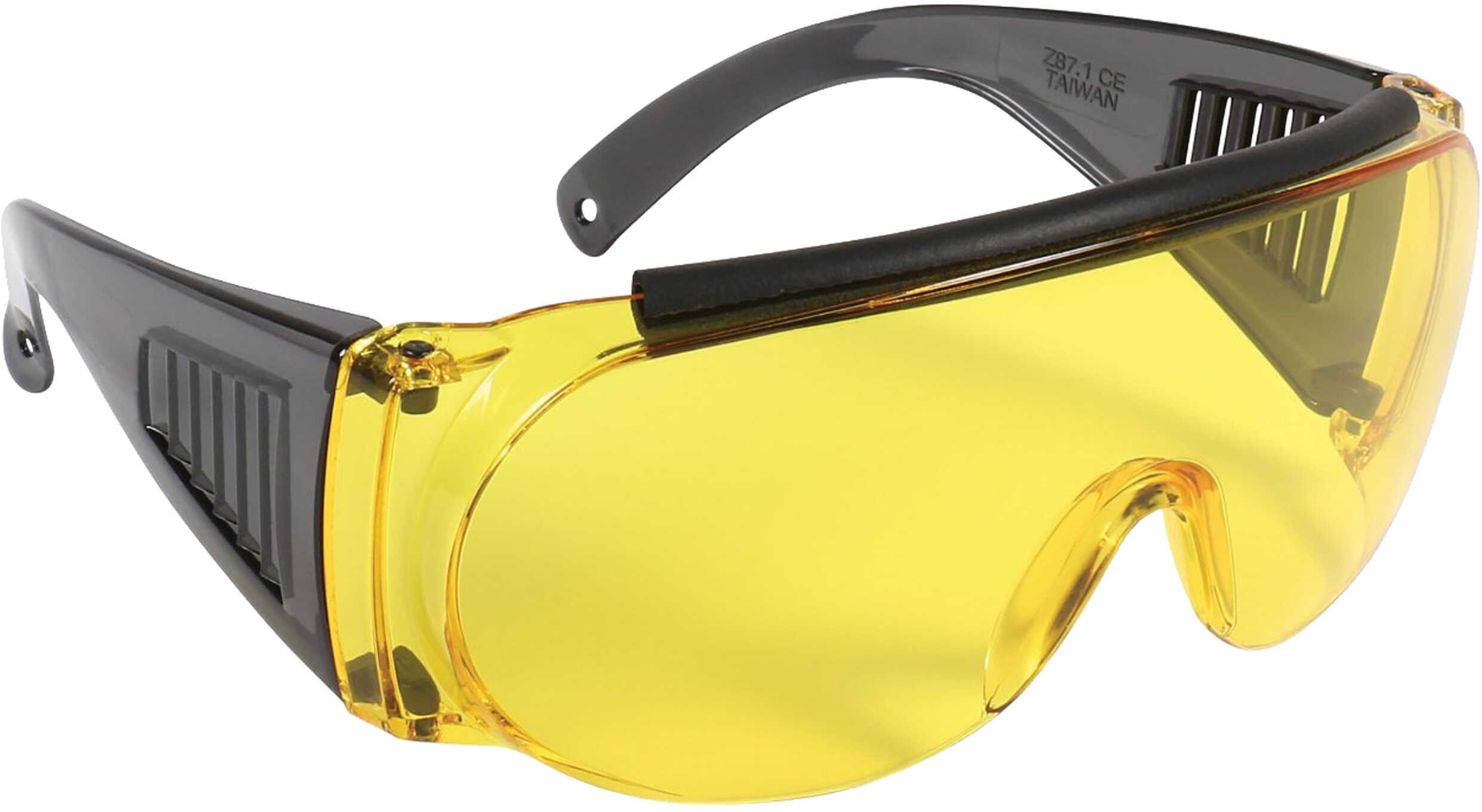 Allen Over Shooting & Safety Glasses Yellow Lens w/Black Frame