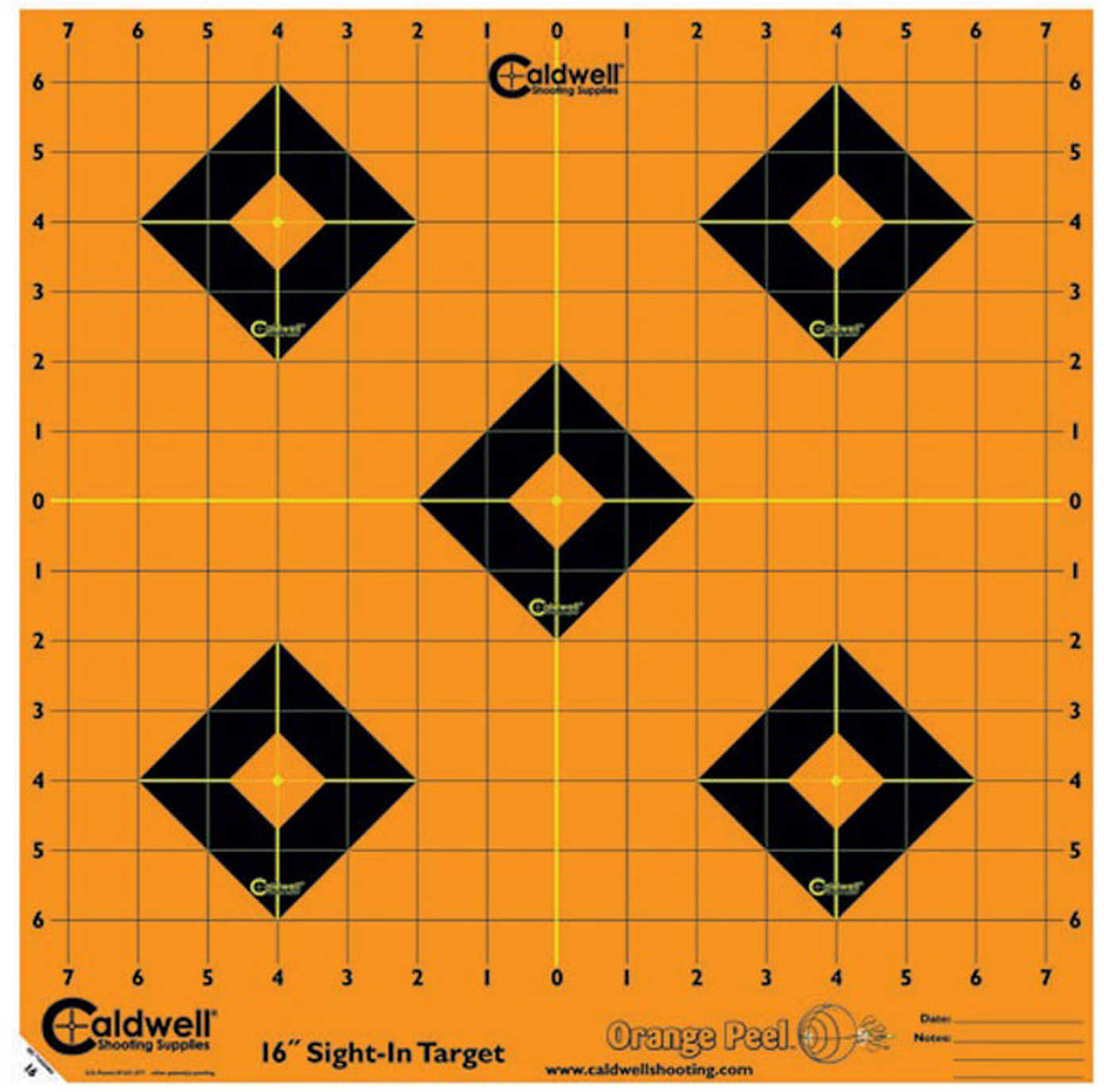 Caldwell Orange Peel Sight-In Target, 16" Per 12 Md: 492603