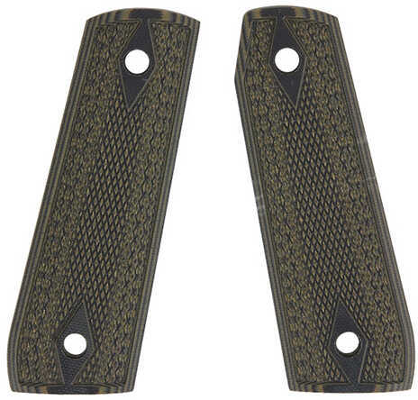 Pachmayr G-10 Tactical Pistol Grips Ruger 22/45, Green/Black Fine Md: 61120