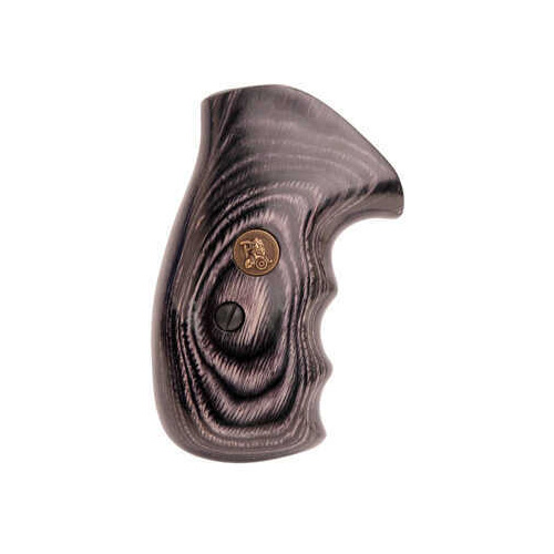 Pachmayr Renegade Wood Laminate Revolver Grips Smith & Wesson K&L Frame, Charcoal Smooth Md: 63031