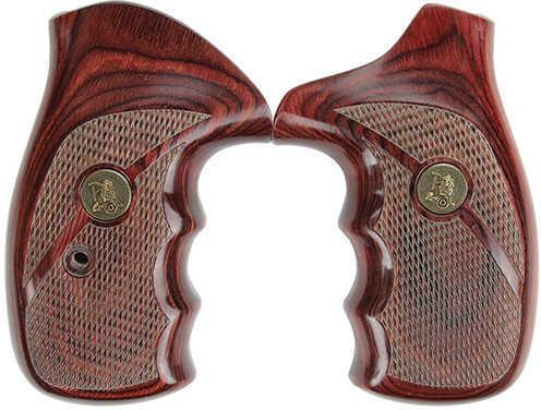 Pachmayr Renegade Wood Laminate Revolver Grips Smith & Wesson N Frame, Rosewood, Checkered Md: 63040