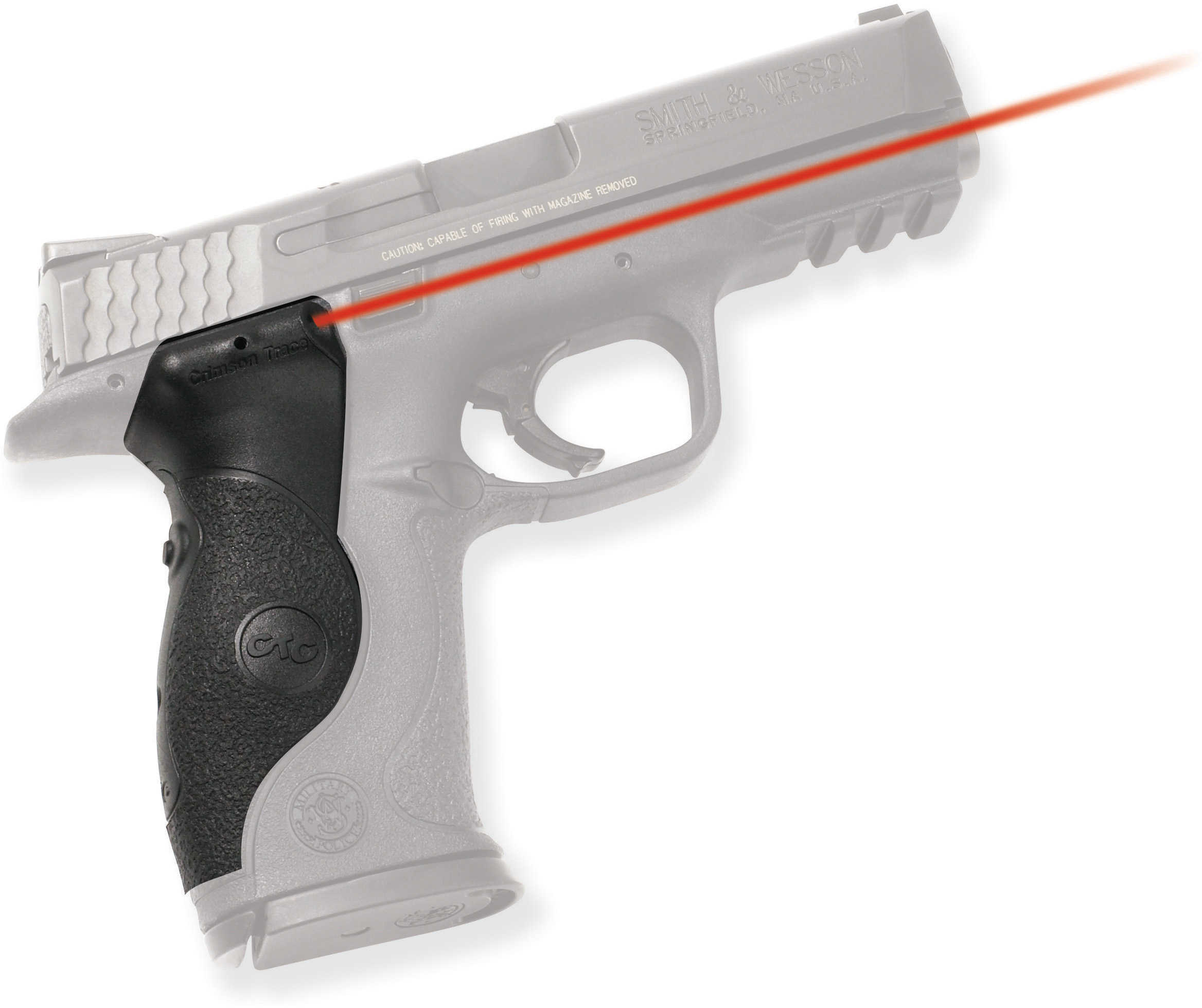 Crimson Trace Smith and Wesson M&P, Full, Polymer Overmold, Rear Activation, Clam Pack Md: LG-660-S