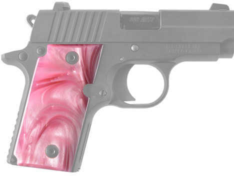 Hogue Sig P238 Grips Pink Pearl Md: 38518