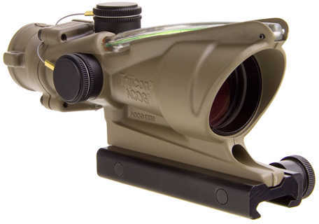 Trijicon ACOG 4x32 Dual Illuminated Green Chevron, Cerakote Flat Dark Earth Md: Ta31-D-100313