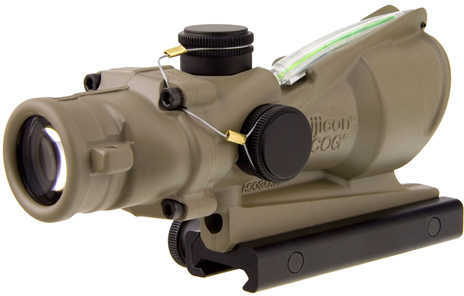 Trijicon ACOG 4x32 Dual Illuminated Green Chevron, Cerakote Flat Dark Earth Md: Ta31-D-100313