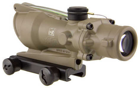 Trijicon ACOG 4x32 Dual Illuminated Green Chevron, Cerakote Flat Dark Earth Md: Ta31-D-100313
