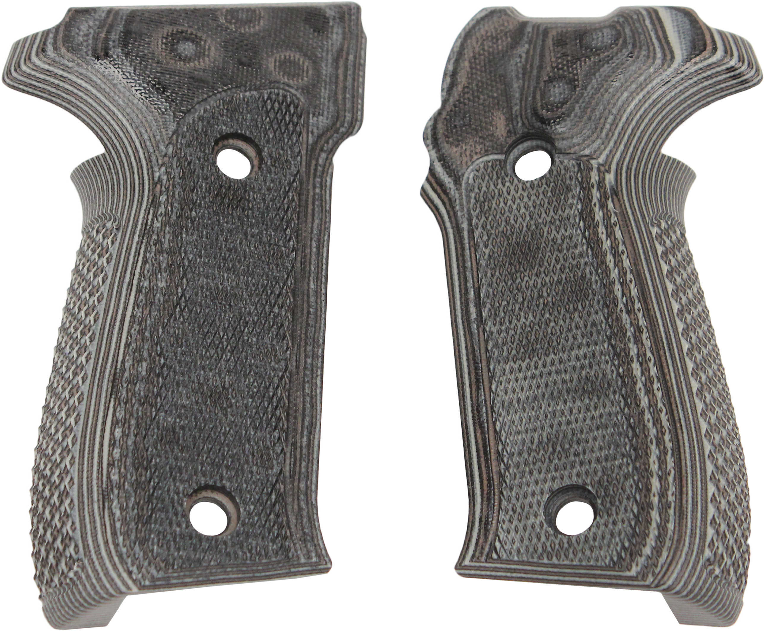 Hogue Sig P226 Grips Checkered G-10 G-Mascus Black/Grey 26177-BLKGRY