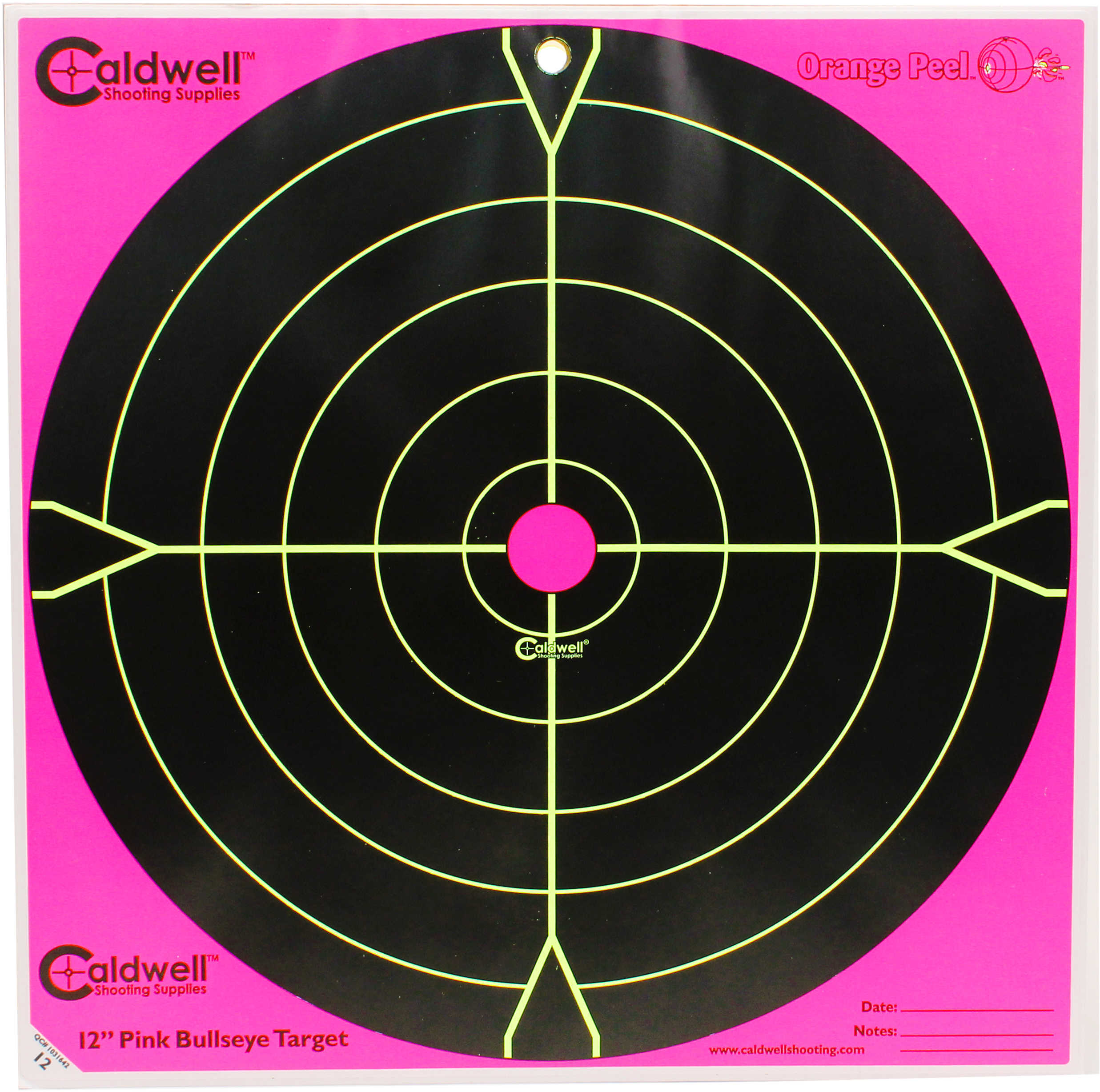 Caldwell Orange Peel Targets 12" Pink 5 Pack 317536