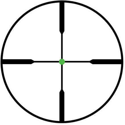 Trijicon TR24C200071 Accupoint 1-4x24mm 97.5-24.2ft@100 yds 30mm Green Triangle TR24D200071