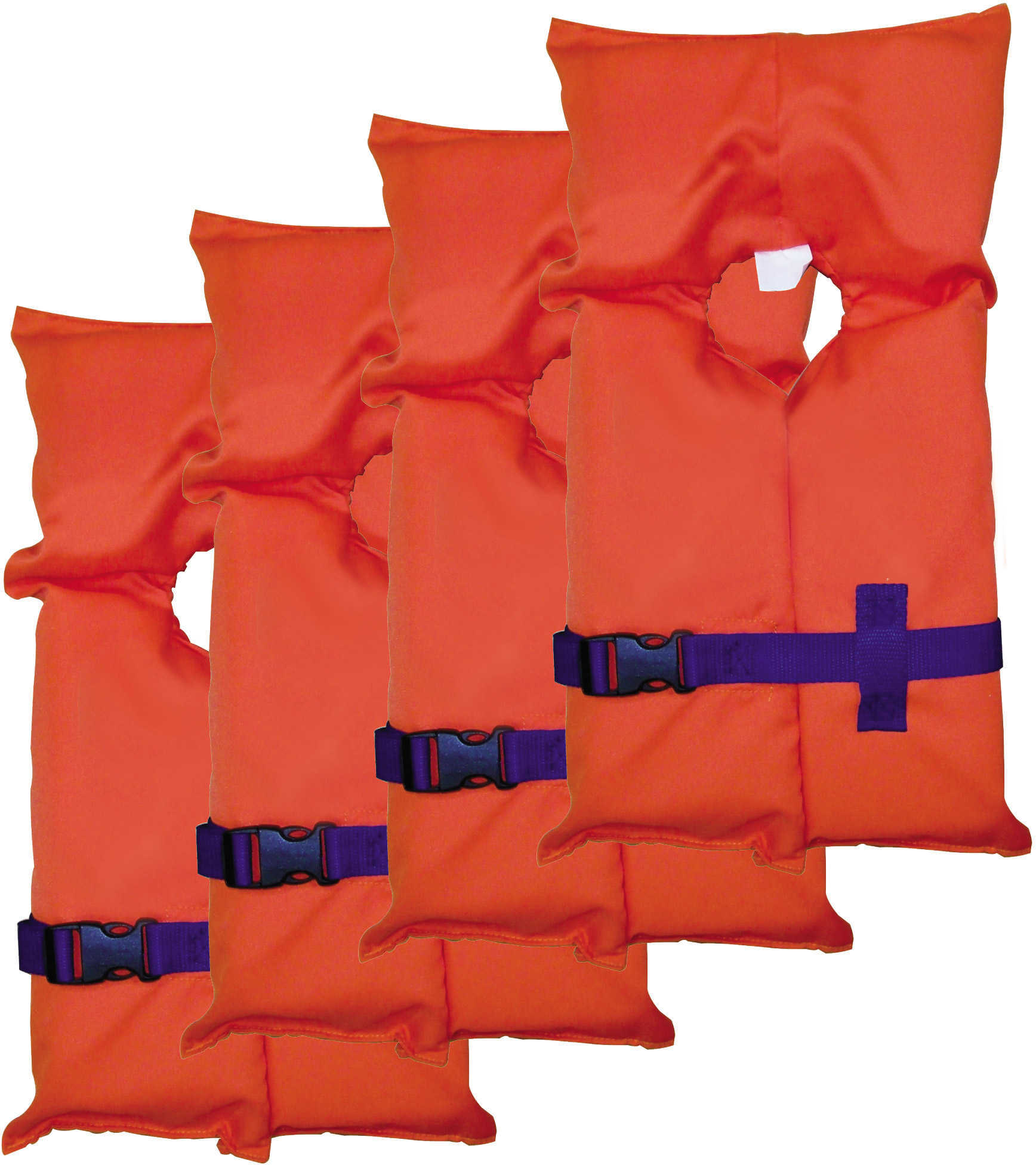 Stearns Adult Type II PFD Orange, Carry Bag, Per 4 Md: 3000001718