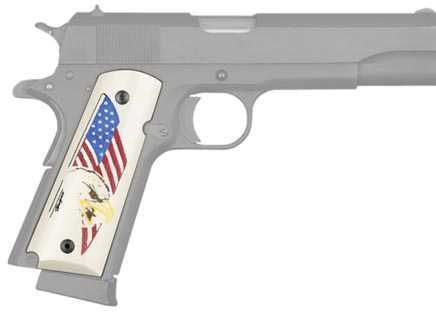 Hogue Scrimshaw Grips Eagle w/Flag Md: 45023