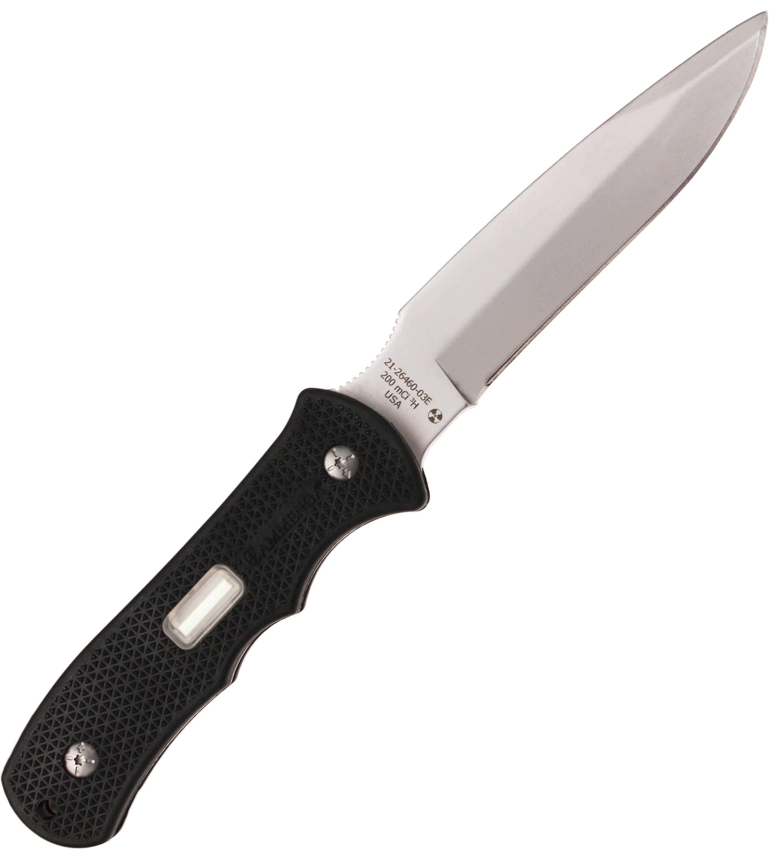 Cammenga Beta Blades–Tritium Fixed Knife Sheath Md: BB-X1-200