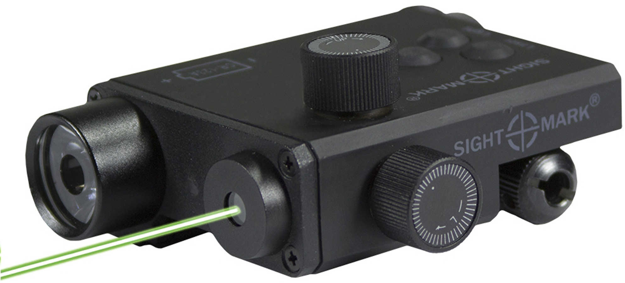 Sightmark LoPro Combo Green Laser/220 Lumen Flashlight Md: SM25004