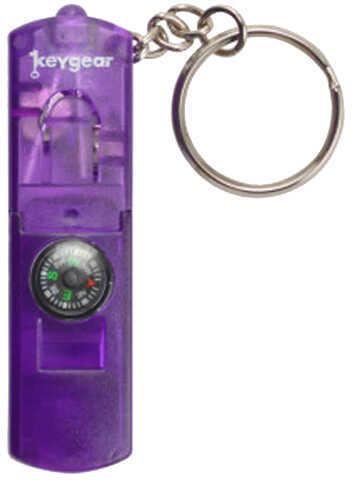 Ultimate Survival Technologies LED Whistle Compass, Purple Md: 50-KEY0077-38