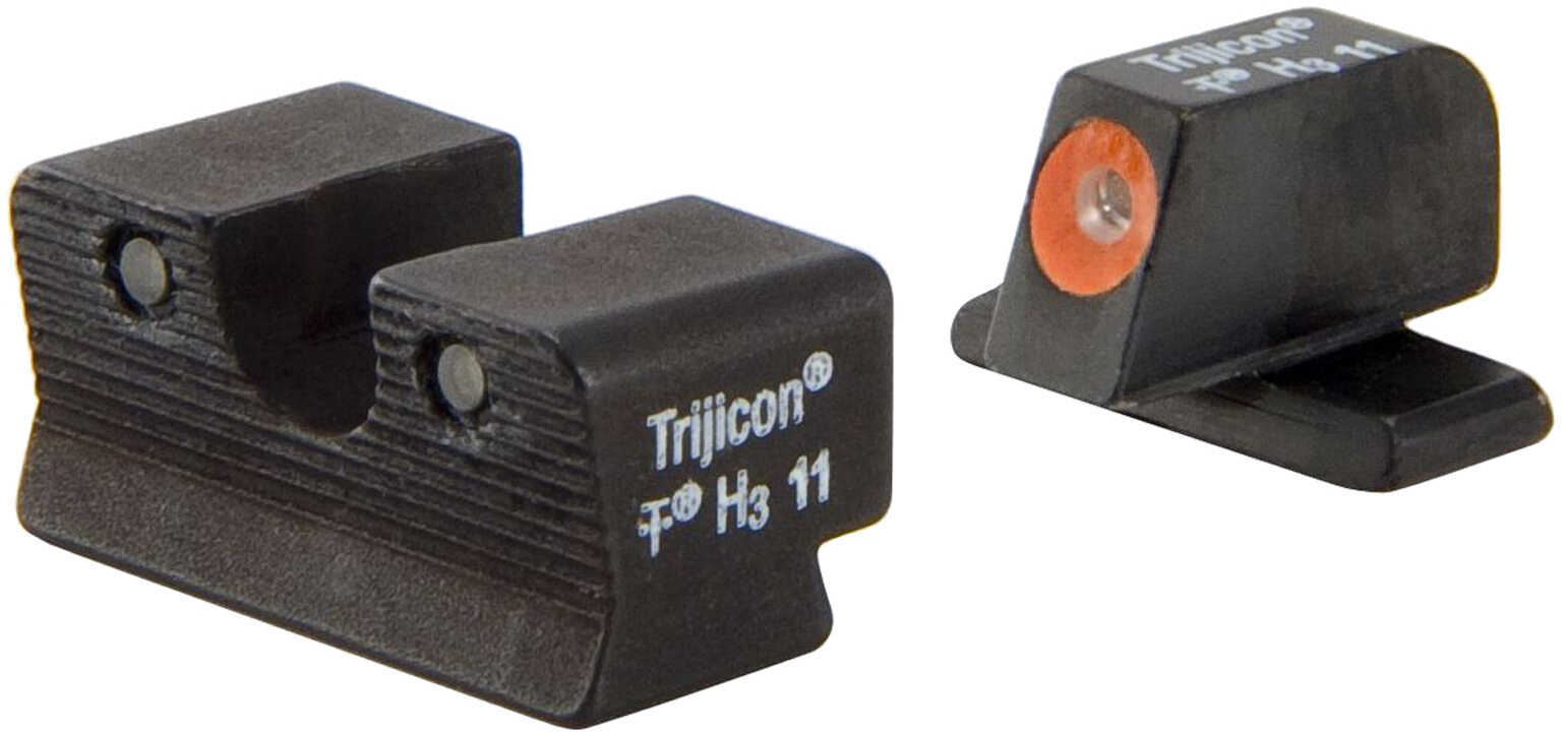 Trijicon Walther PPS Night Vision Compatible Sight Orange Front 3 Dot Green Tritium WP102-C-60074 WP102-C-600743