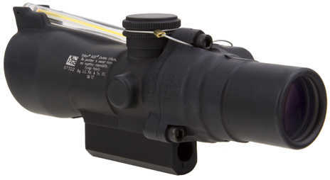 Trijicon ACOG Rifle Scope 2X 20 Amber Triangle Matte M16 Base Dual Illuminated 9.2 Ta47-2