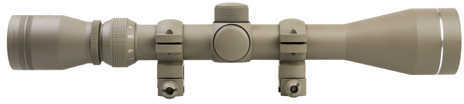 NcStar Shooter I Series 3-9X40 Tan Scope/Weavr Rings Md: SFB3940BT
