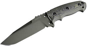 Hogue EXF01 5-1/2 Inch Drop Point Blade Green Kote Sheath G10 Gmascus Md: 35171