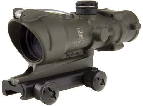 Trijicon ACOG 4x32 Dual Illuminated Green Crosshair w/Flattop Mount Cerakote OD Md: TA31-C-100379