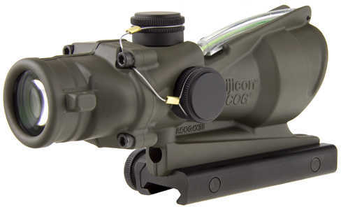 Trijicon ACOG 4x32 Dual Illuminated Green Crosshair w/Flattop Mount Cerakote OD Md: TA31-C-100379