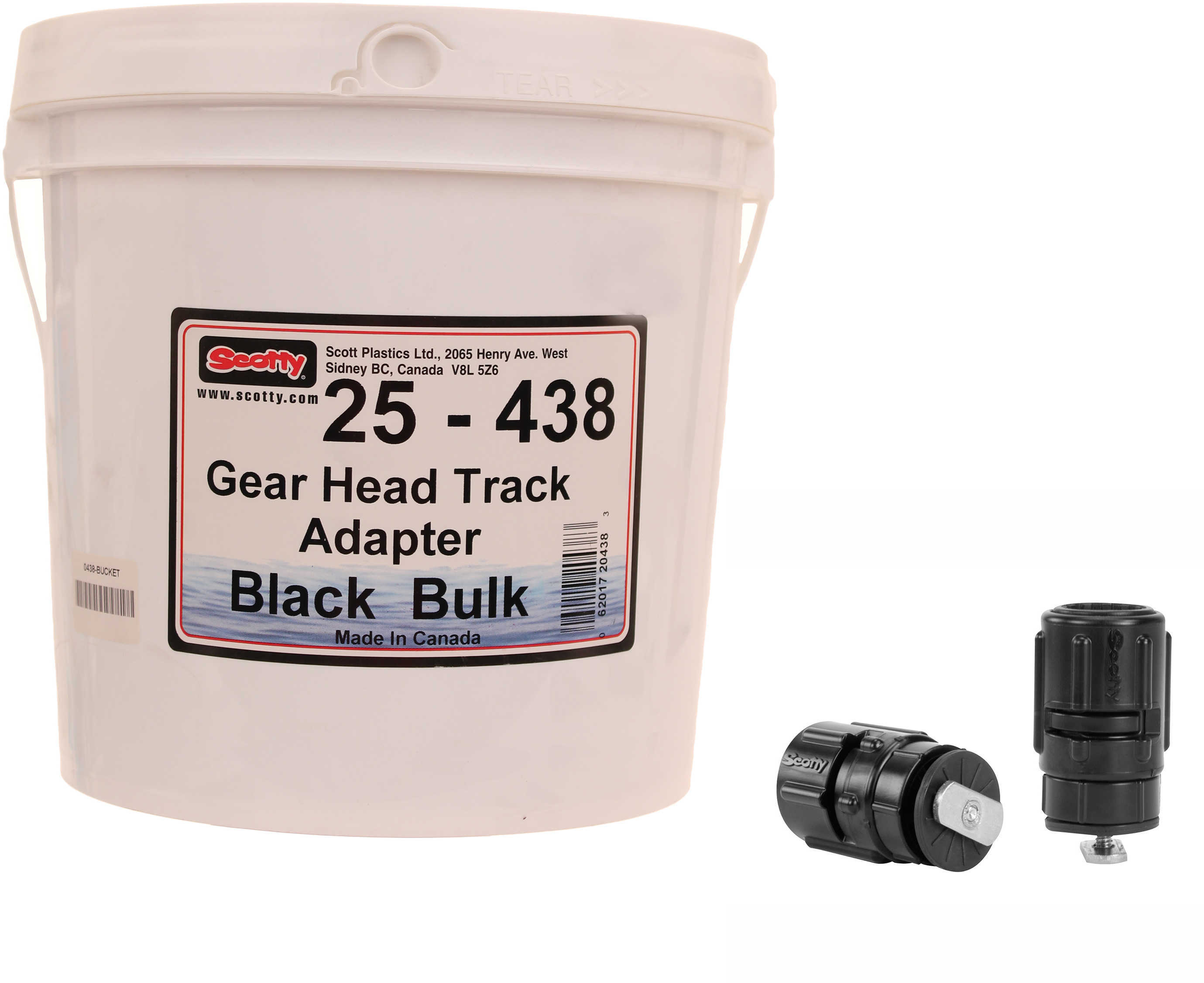 Scotty Gear Head Track Adapter, Bucket of 25 Md: 0438-BUCKET