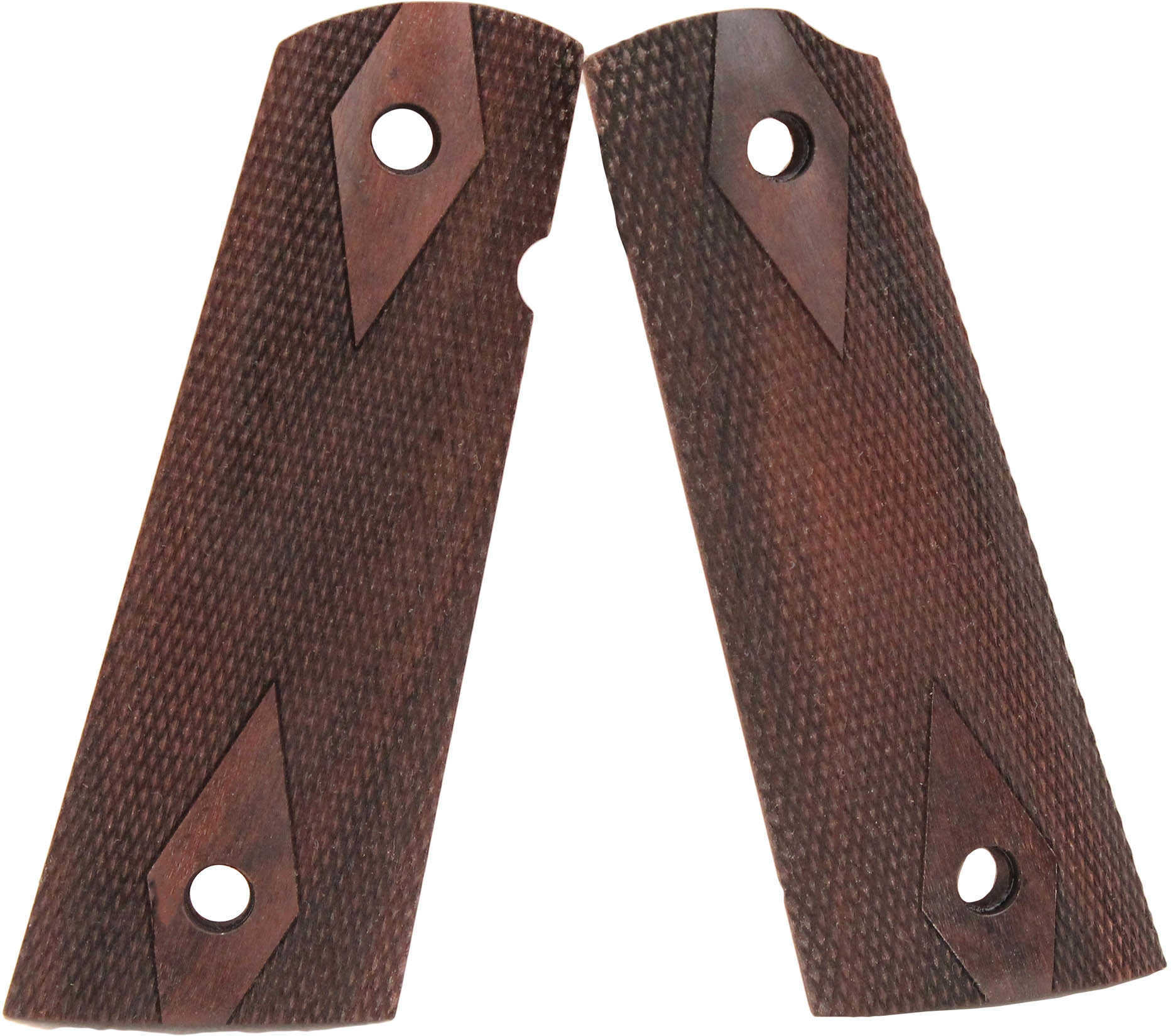 Hogue Colt & 1911 Government S&A Mag Well Grips Pau Ferro, Checkered Md: 45371