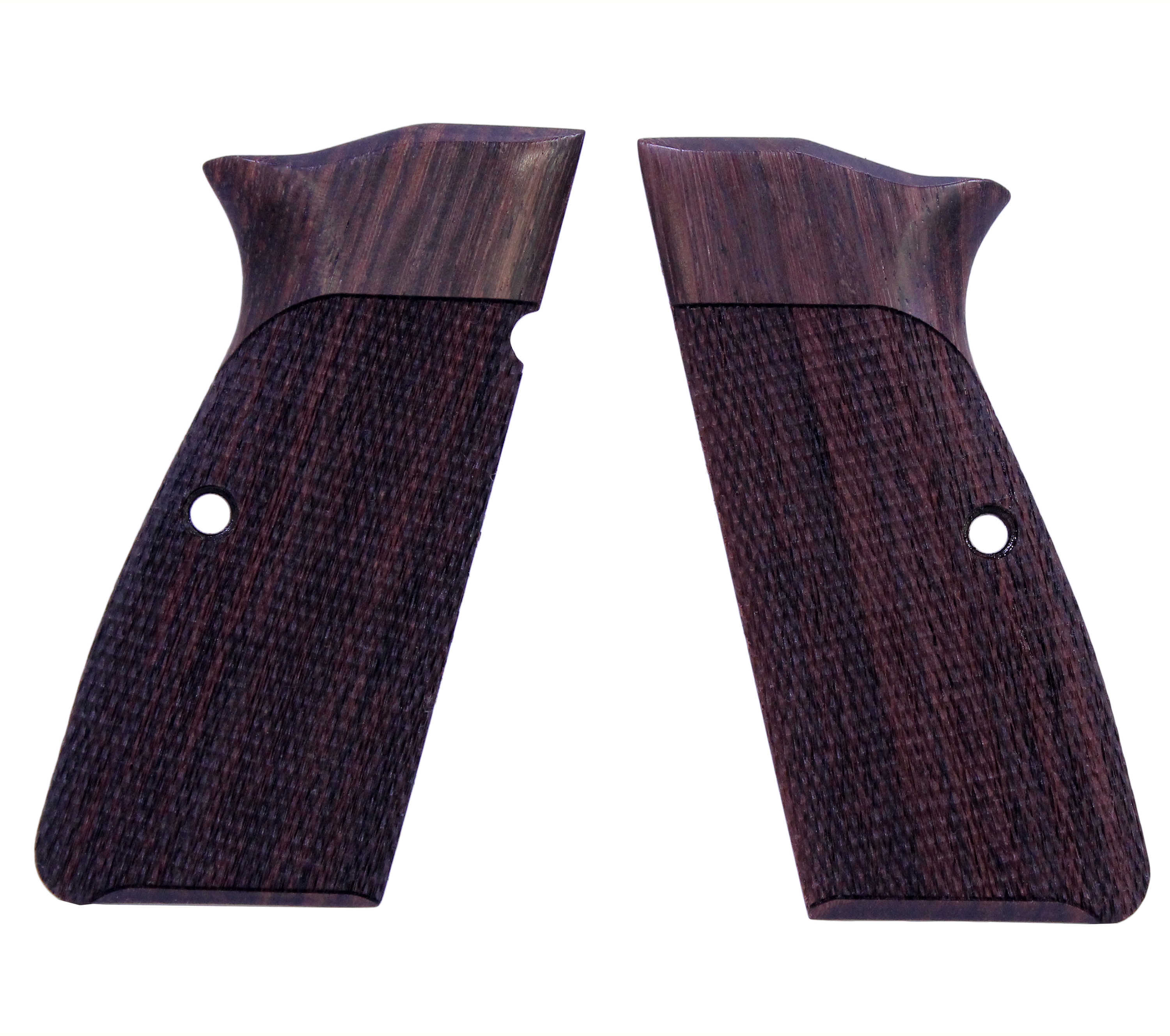 Hogue Grips Rosewood Checkered Browning Hi-Power 09911
