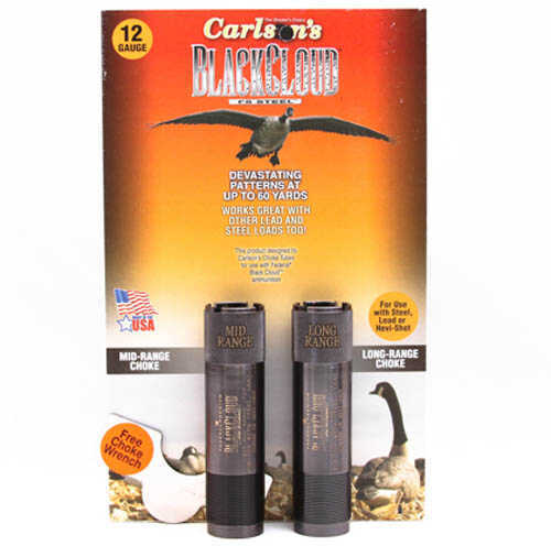 Carlsons Black Cloud Choke Tube 12 Gauge Browning Invector Plus Long Range And Mid Md: 09106