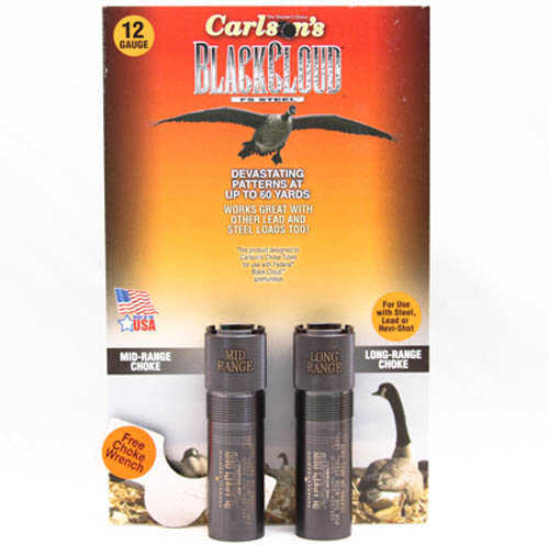 Carlsons 12 Gauge Long Range Beretta Benelli Mobil Black Cloud Choke Tube, 2-Pack Md: 09102