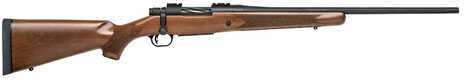 Mossberg Patriot 243 Win 22"Barrel 5 Round Blued Walnut Stock Bolt Action Rifle