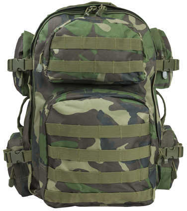 NcStar Tactical Backpack Woodland Camo Md: CBWC2911