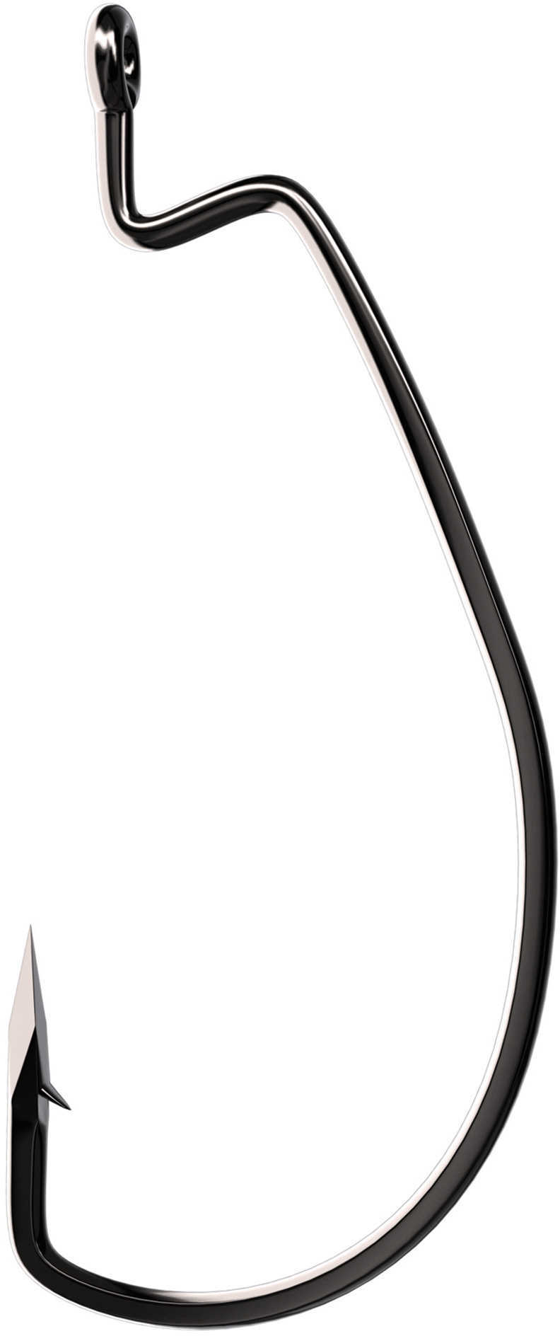 Eagle Claw Fishing Tackle Trokar Mag Worm Hook Platinum Black 5Pk 4/0 Md#: K120-4/0