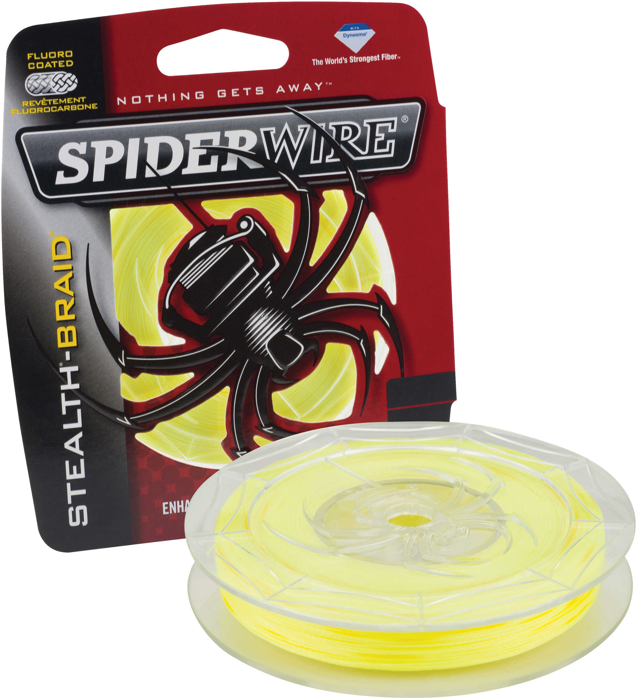 Spiderwire Stealth Braid, Hi-Vis Yellow 15 lb, 300 Yards Md: 1339735
