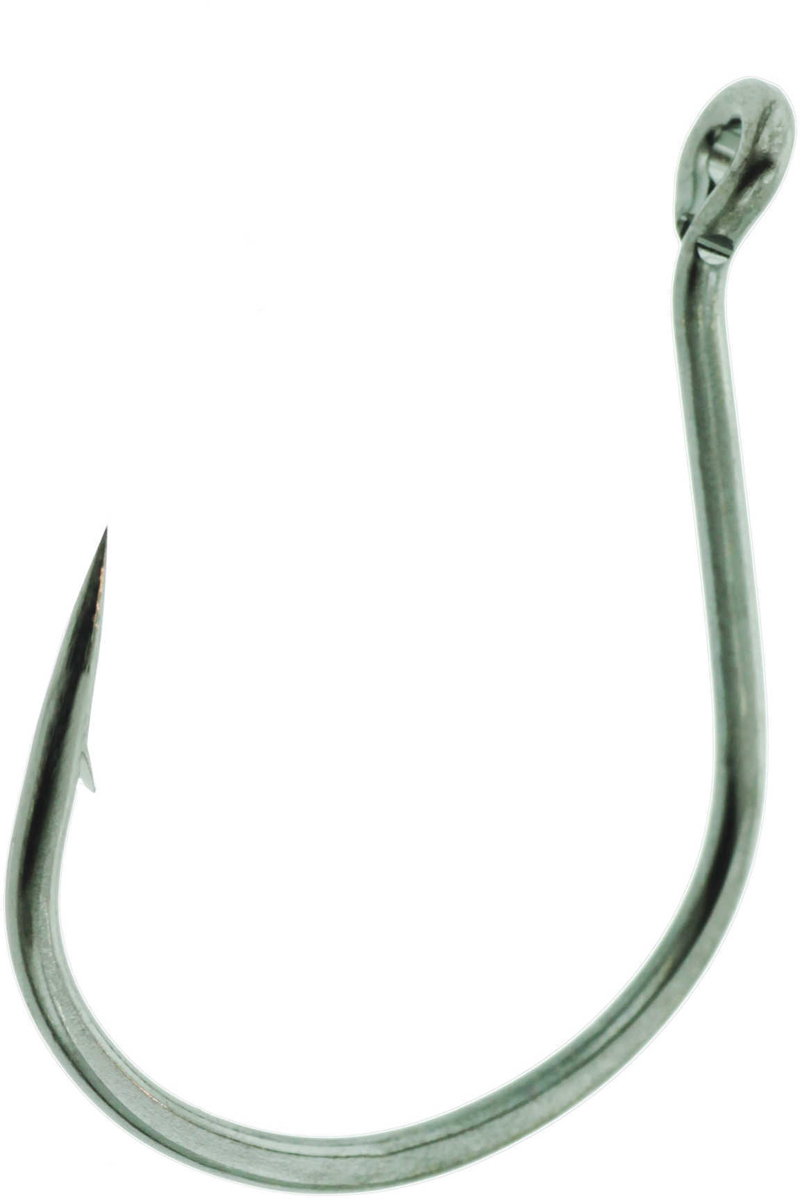 Eagle Claw Fishing Tackle Lazer Wide Gap Wacky Worm Hook, Platinum Black Size 1 (Per 5) Md: L097BPGH-1