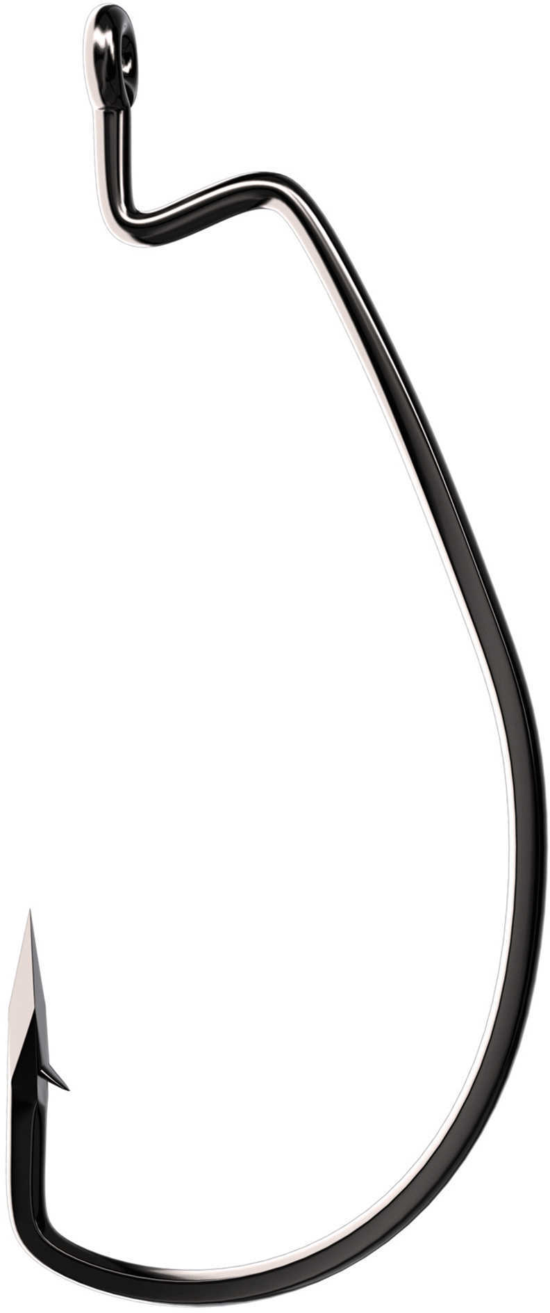 Eagle Claw Fishing Tackle Trokar Mag Worm Hook Platinum Black 4Pk 6/0 Md#: K120-6/0